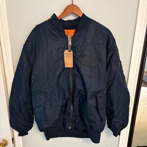 Cockpit USA Bomber Jacket in Navy, NWT XXL